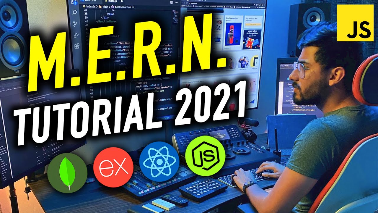 Learn the MERN Stack - Full Tutorial for Beginners (MongoDB, Express, React, NodeJS) in 12Hrs (2021)