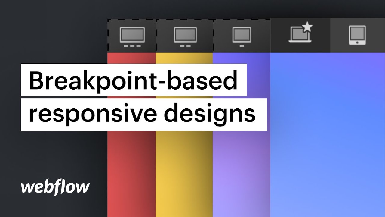 Breakpoint basics and responsive design in Webflow — web design tutorial