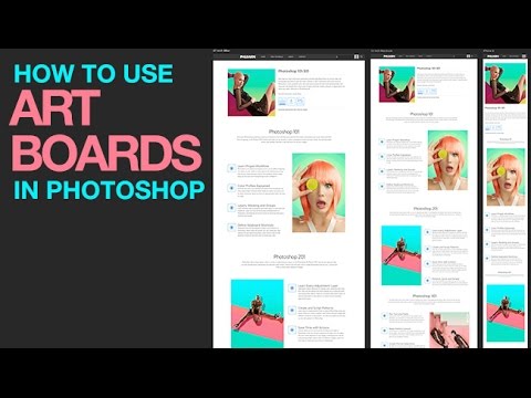 How to Use Artboards in Photoshop (UX / UI / Web Design in Photoshop)