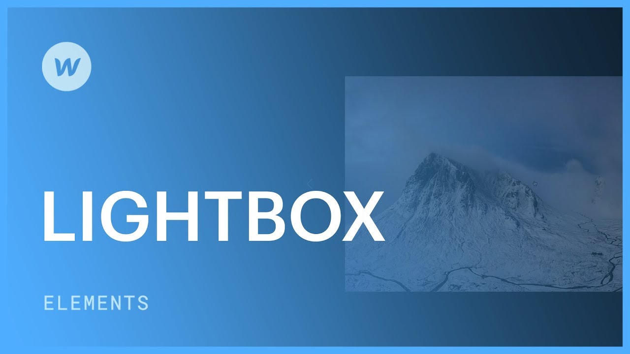 Lightbox for images and videos - Web design tutorial