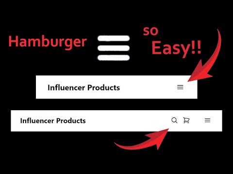 Quick & Easy Hamburger Menu Tutorial | Web Development Simplified!